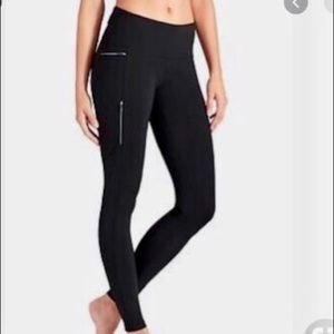 Athleta Sly Drifter Black Leggings Small